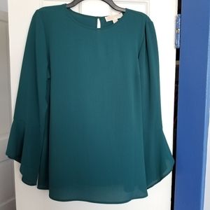 Michael Kors bell sleeve blouse